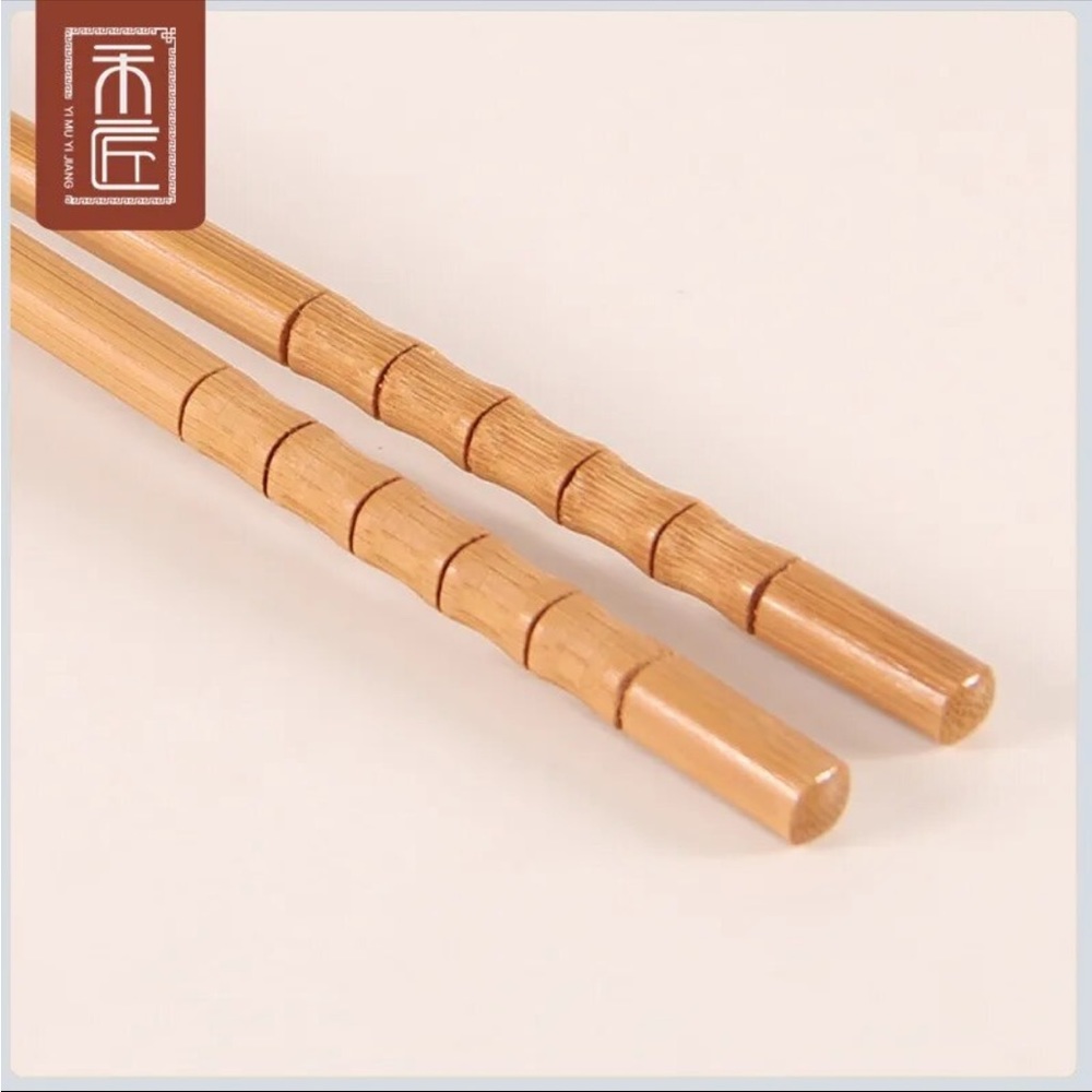 Bamboo chopsticks kitchen 1 pair wood